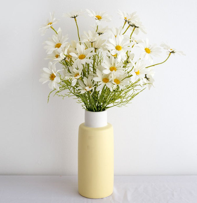 Bulk 20" 10 Pcs Daisy Stems Gerber Silk Flower Artificial Daisy Bouquets Wholesale