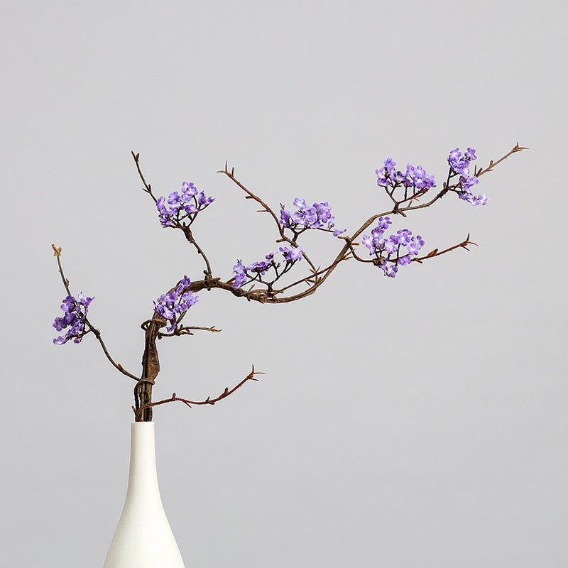 Artificial Cherry Blossom Branch, 34" Tall, Bendable Stems for Home Decor, Wedding, and Commercial Use