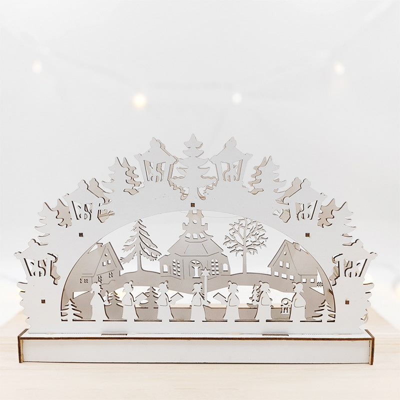 Bulk Glow Nativity Scene Ornament for Home Tabletop Mantel Decor Wholesale