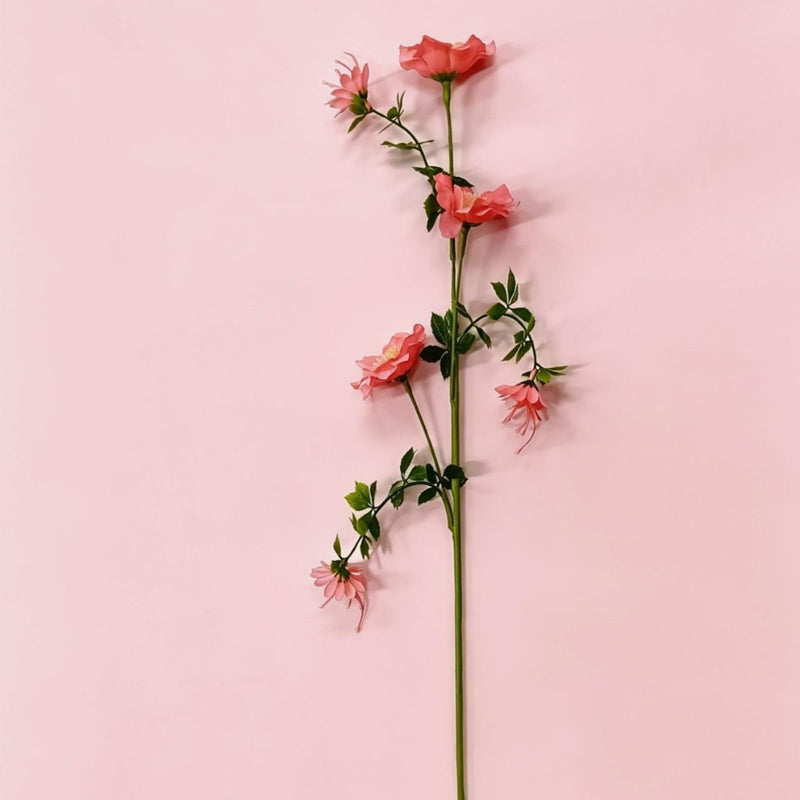 Artificial Cosmos Flowers, 28" Tall Silk-Like Faux Blooms for Wedding Centerpieces, Home Decor