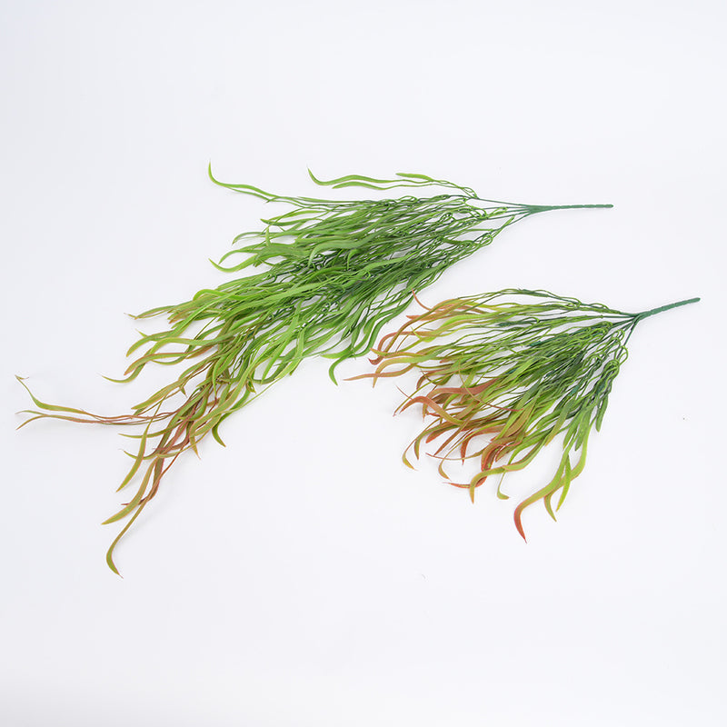 35" Artificial Dragon Beard Grass Vine, Realistic Hanging Faux Greenery for Home Decor, Wedding Backdrops & Commercial Spaces