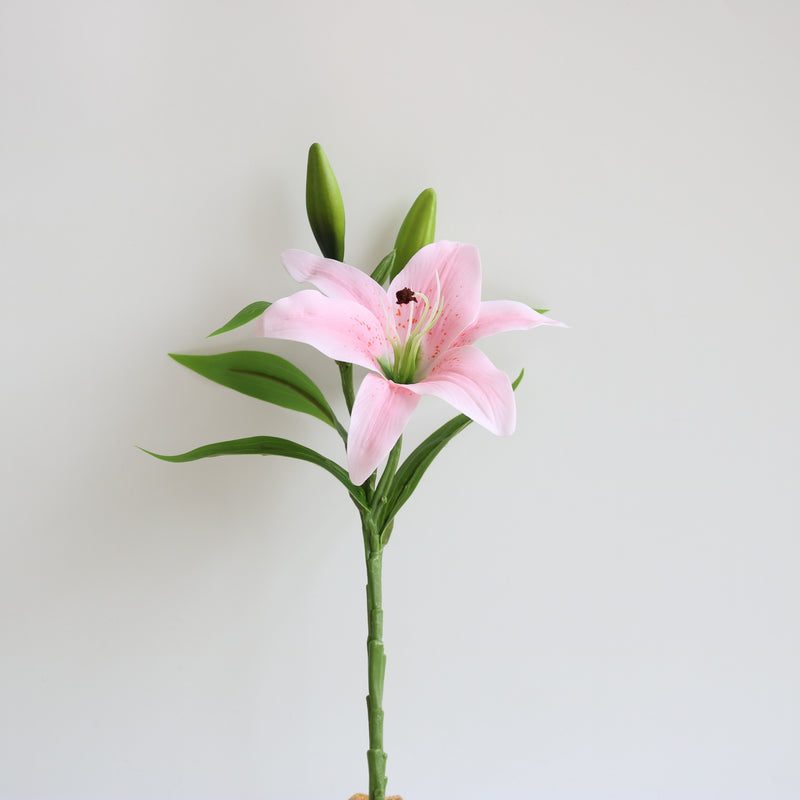 Bulk 14" Oriental Lilies Stems Real Touch Flowers Table Centerpieces Arrangements Wholesale