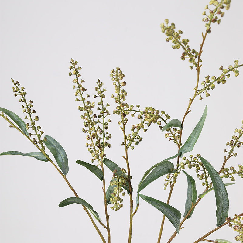 Artificial Salty Berry Long Stems, 43" Faux Floral Bush for Wedding Centerpieces, Home Decor, Table Arrangements