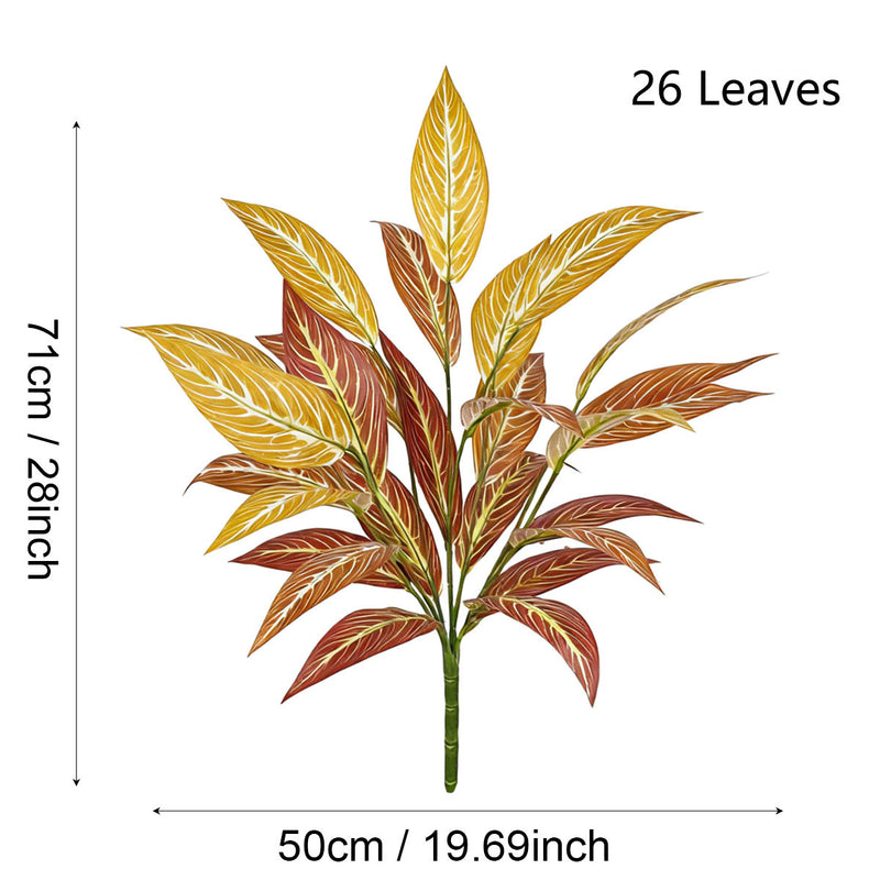 Artificial Snake Plant Bush, 25" Tall Realistic Faux Sansevieria Trifasciata, Modern Home & Office Decor, Zero Maintenance Fake Plants for Indoor Spaces