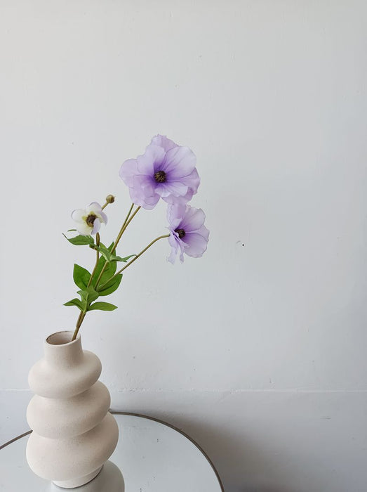 Bulk 19" Mariposa Ranunculus Tallos Flor de seda Artificial al por mayor