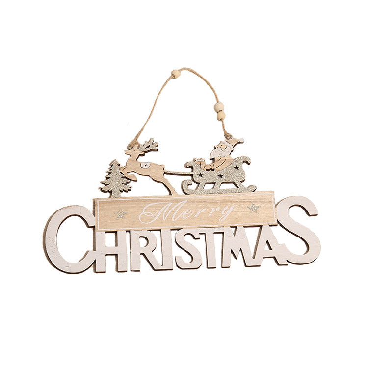Bulk Christmas Sign Hanging Ornaments with Rope for Xmas Party Decor Wholesale