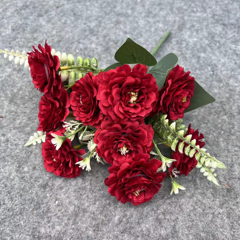 11.8-Inch Artificial Hibiscus Flowers, Realistic Fake Hibiscus Blooms with Stems, Lifelike Faux Hibiscus for Vase