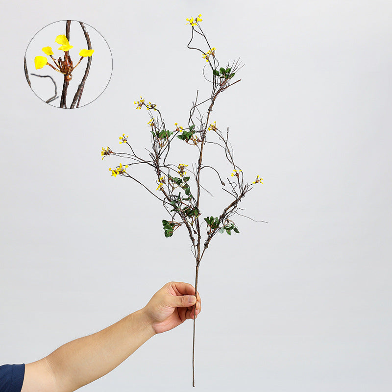 Artificial Baby's Breath Single Stem with 18 Blooms, 33.5" Silk-Like Faux Gypsophila for Weddings, Home Decor