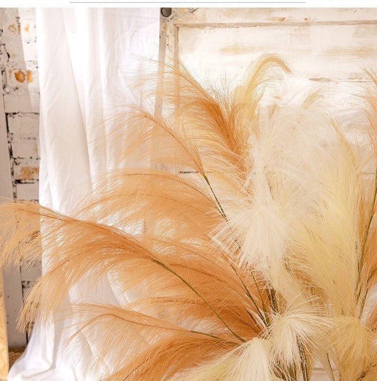 Granel Extra Grande 43 Pulgadas Faux Pampas Grass Stem Venta al por mayor 