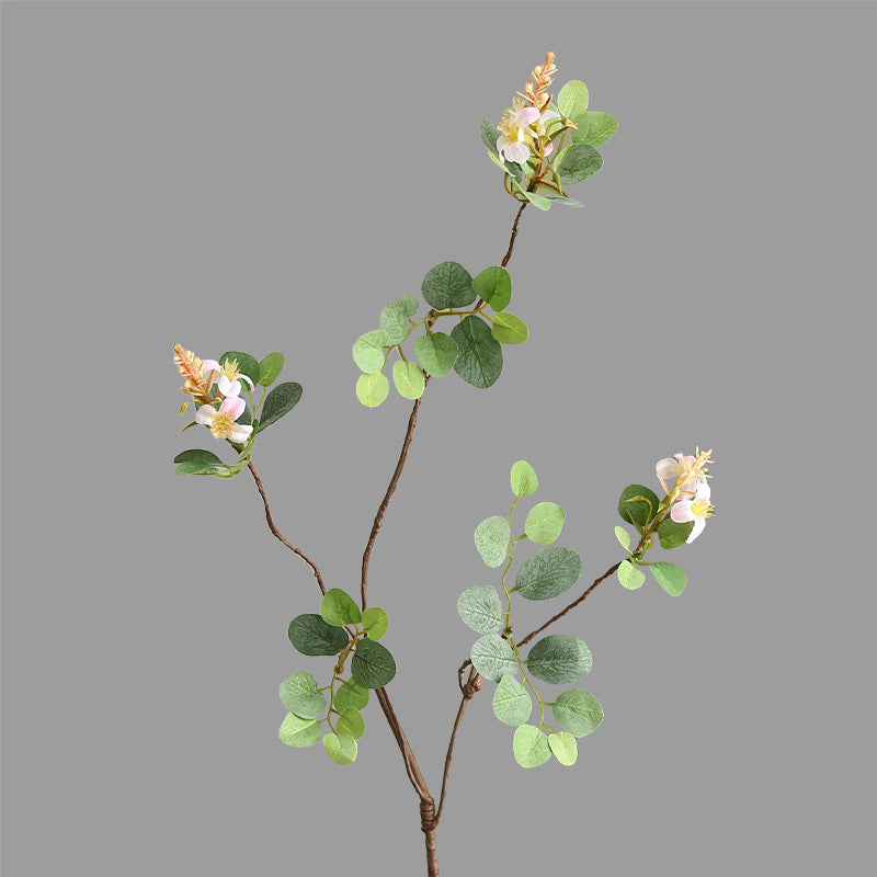 Single Stem Clematis Artificial Flower, 20" Tall, Silk-Like Fabric, Ideal for Home Decor, Weddings, and Commercial Spaces