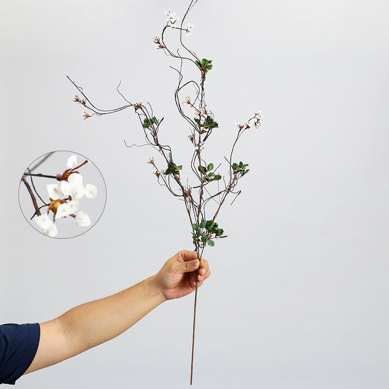 Artificial Baby's Breath Single Stem with 18 Blooms, 33.5" Silk-Like Faux Gypsophila for Weddings, Home Decor