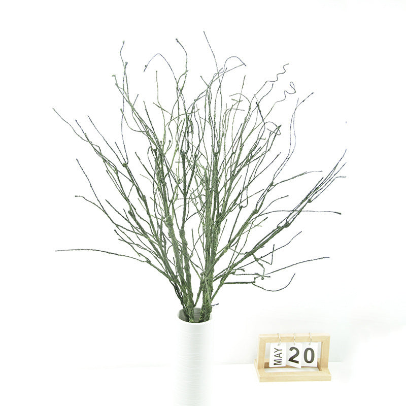 Artificial Coral Branch Stems, Set of 1 with 3 Branches, 39" Tall, Realistic Plastic Greenery for Wedding Centerpieces, Home Decor