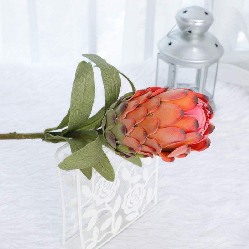 Bulk 10pcs Protea Stems Bouquet Real Touch Flowers Artificial Floral Arrangement Wholesale