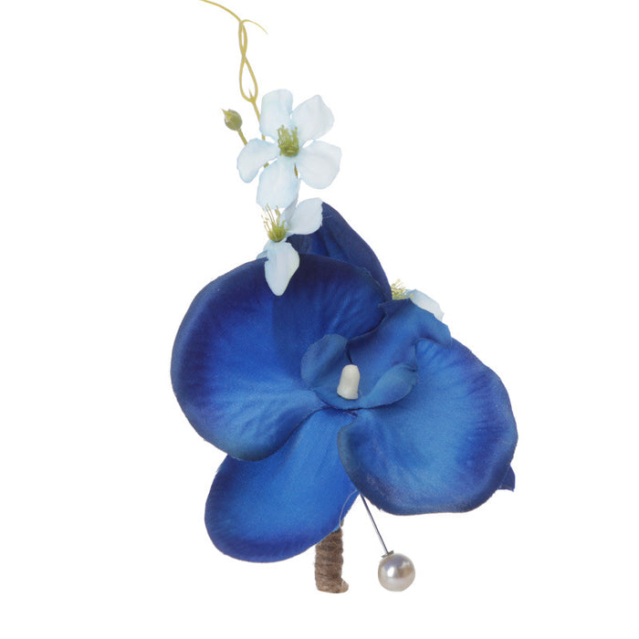 Bulk Orchid Boutonnieres for Wedding Groom and Groomsmen