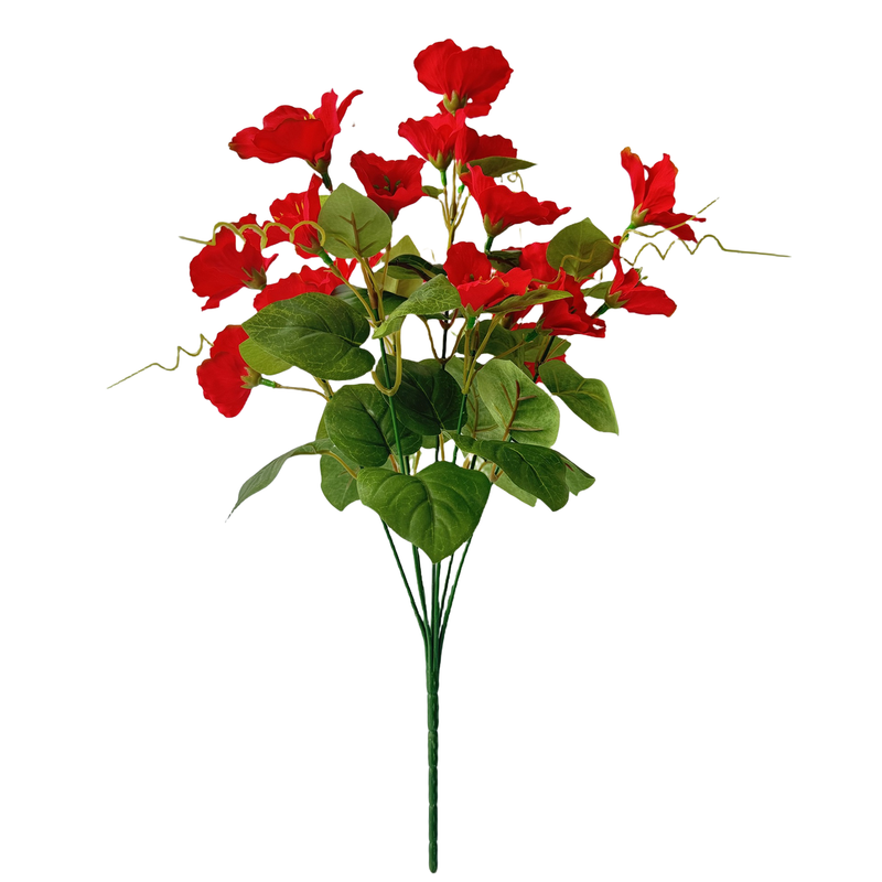 Bulk Hibiscus Bush Artificial Flowers for Outdoors UV Resistant Look Real Faux Plants Wholesale