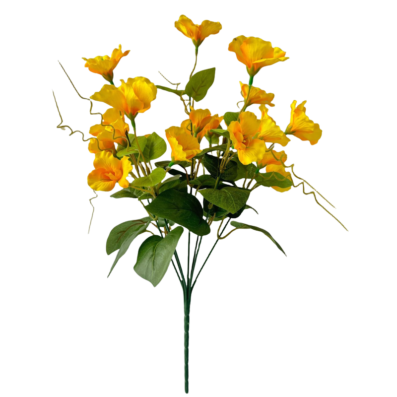 Bulk Hibiscus Bush Artificial Flowers for Outdoors UV Resistant Look Real Faux Plants Wholesale