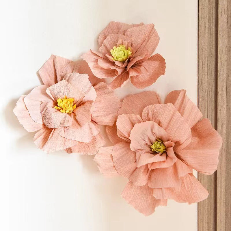 Bulk Paper Flowers Artificial Wall Decor 3D Tissue Paper Flowers for W ...