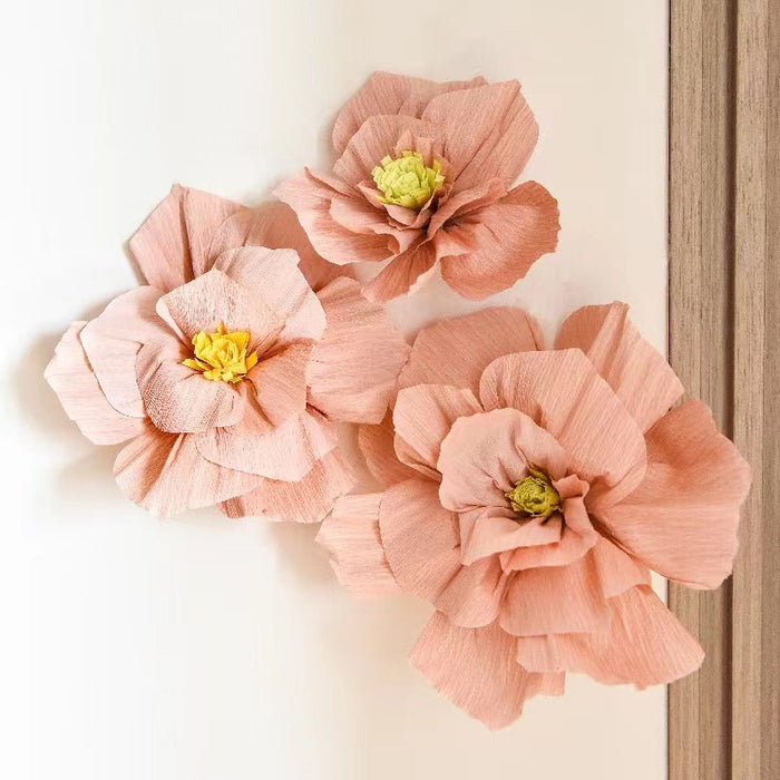 Bulk Paper Flowers Artificial Wall Decor 3D Tissue Paper Flowers for Wedding Party Wholesale