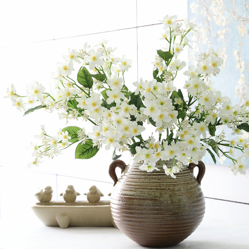 Branches de fleurs de Vernicia Fordii en vrac avec feuilles, plante artificielle en gros