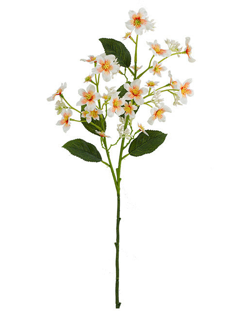 Branches de fleurs de Vernicia Fordii en vrac avec feuilles, plante artificielle en gros