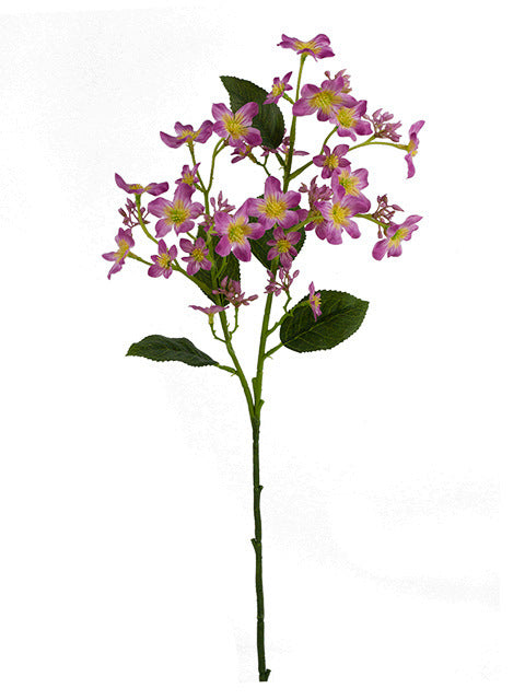 Branches de fleurs de Vernicia Fordii en vrac avec feuilles, plante artificielle en gros