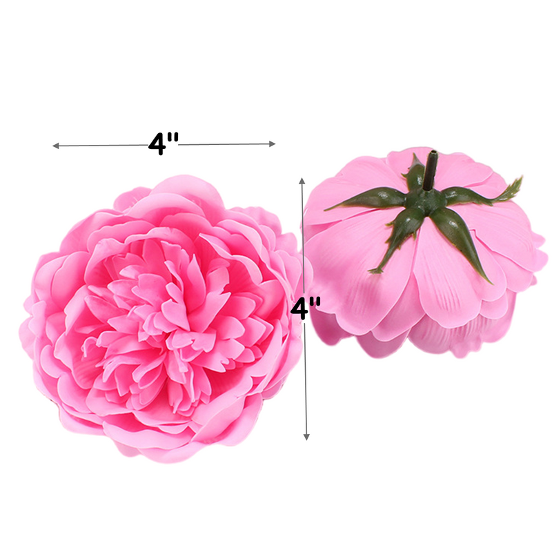 Lot de 9 grandes têtes de fleurs de savon pivoine en vrac, boîte cadeau pour maman et femme, vente en gros