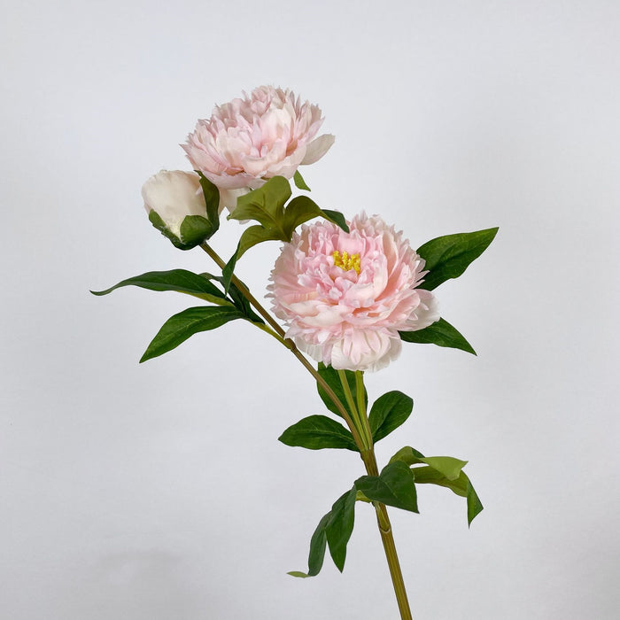 Bulk 27.5 inches Tall Peony Silk Flower Stem Faux Floral Arrangements Wholesale