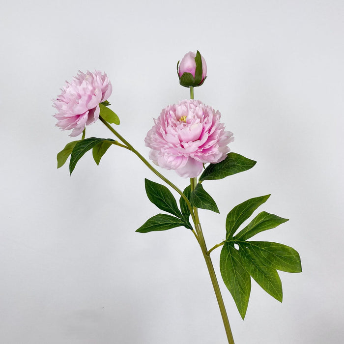 Bulk 27.5 inches Tall Peony Silk Flower Stem Faux Floral Arrangements Wholesale