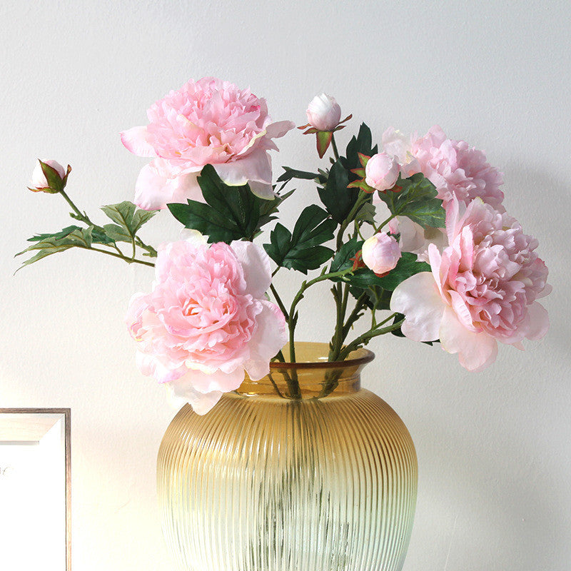 Bulk 27" 2 Heads Peony Stems Spray with Bud Wholesale