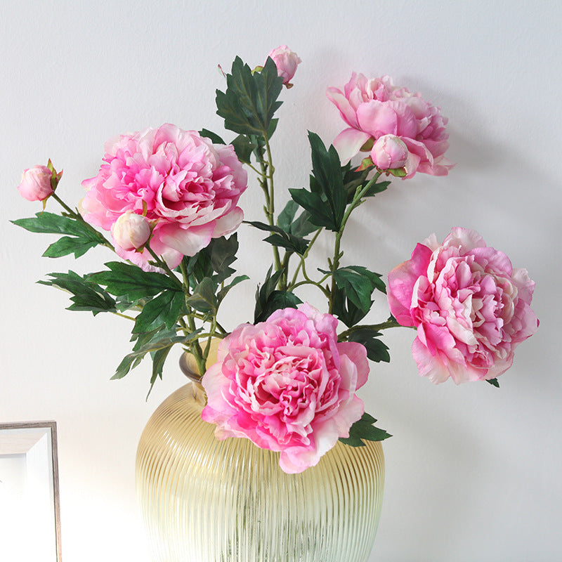 Bulk 27" 2 Heads Peony Stems Spray with Bud Wholesale