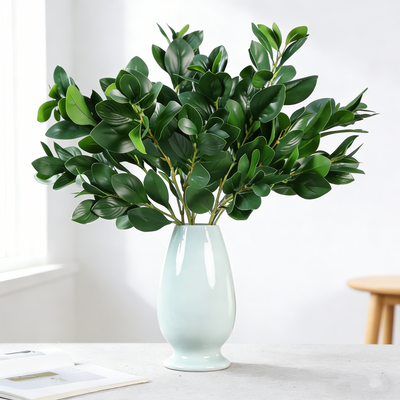 Bulk 28" Peperomia Branches Realistic Artificial Greenery Leaves Stems Whoelsale