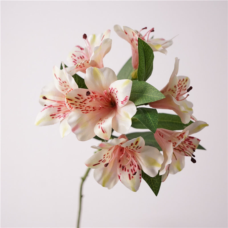 peruvian tiger lily Bulk 30 inches Tall Peruvian Lily Stems Alstroemeria Aurantiaca Silk Flowers Wholesale