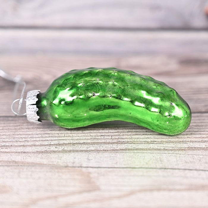 Bulk 3.1 Inch Pickle Glass Ornament Christmas Ornaments Wholesale