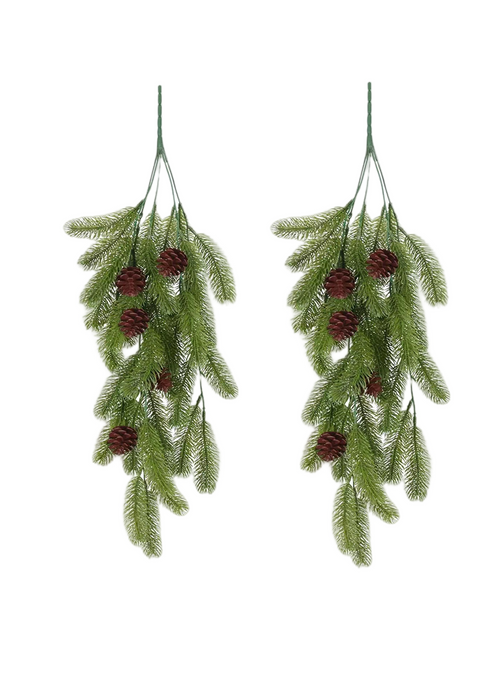 Bulk 2Pcs Pine Garland Christmas Crafts Hanging Plants Wholesale