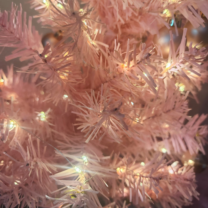 Bulk Pre-Lit Pink Christmas Tree Artificial for Xmas Holiday Party Wholesale