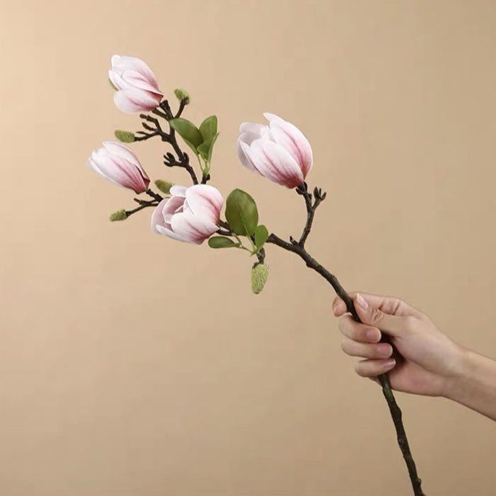 Premium Real Touch Magnolia Buds Stem