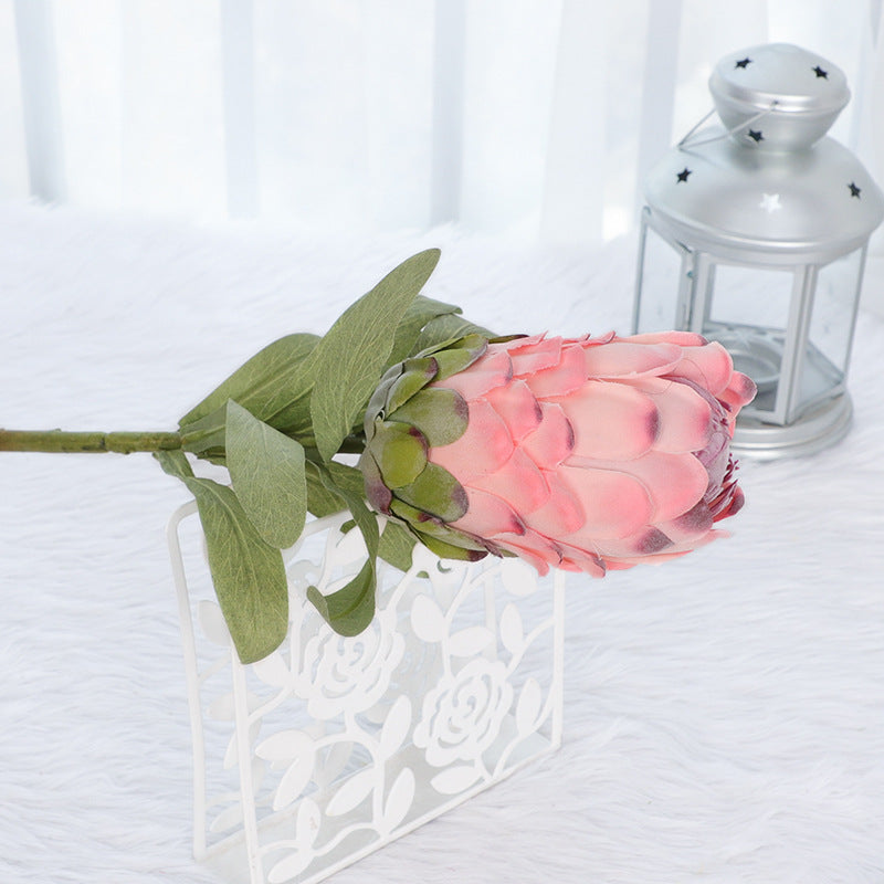 Bulk 10pcs Protea Stems Bouquet Real Touch Flowers Artificial Floral Arrangement Wholesale