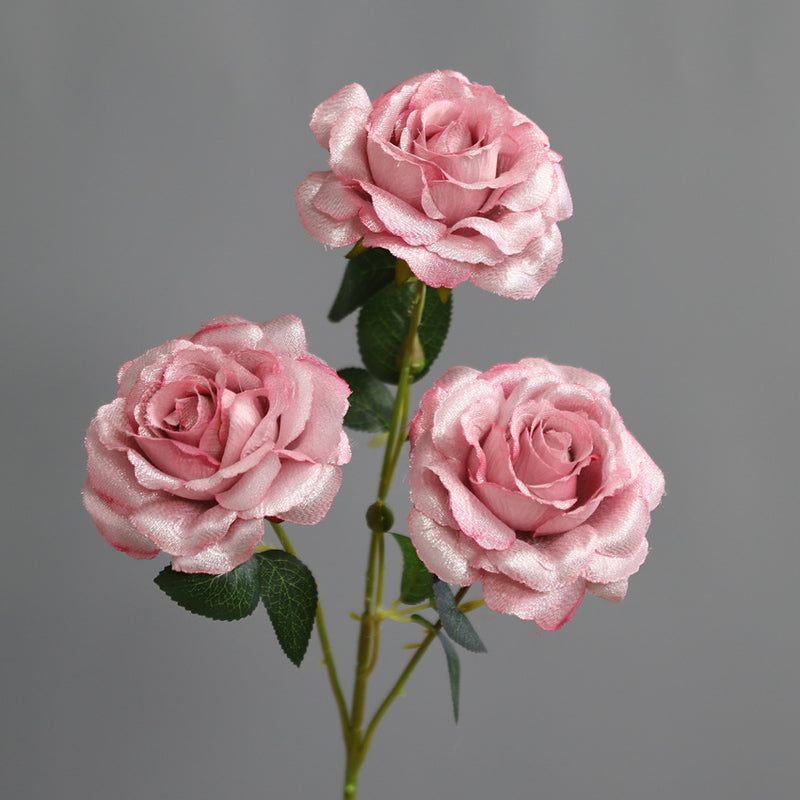 Bulk 2025 Modern Romance Wedding Shiny Rose Stems for Wedding & Home Decorations