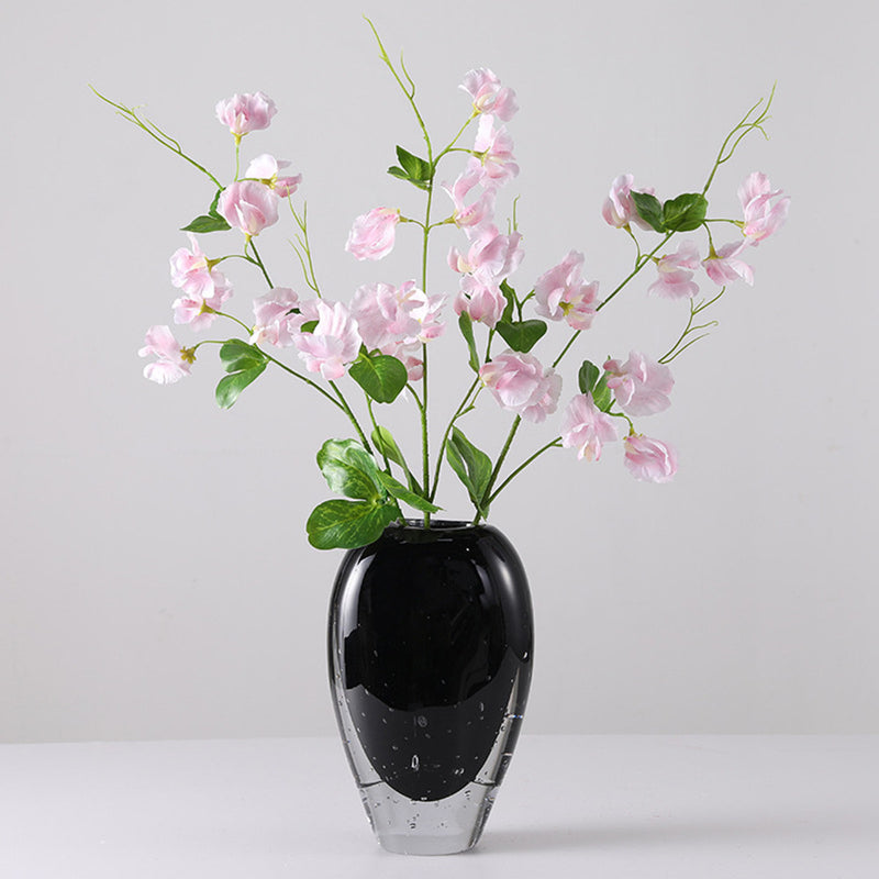 Tiges de fleurs de pois de senteur en vrac, vaporisateur Real Touch Floral Pea avec feuilles, vente en gros