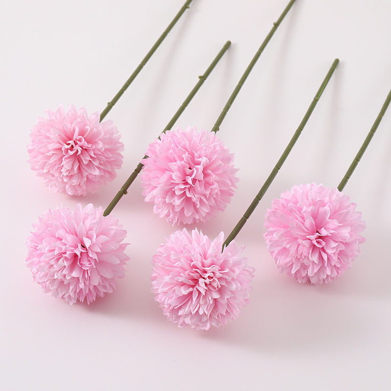 Lot de 5 tiges de chrysanthèmes artificiels en vrac de 11 pouces pour fleurs d'automne 