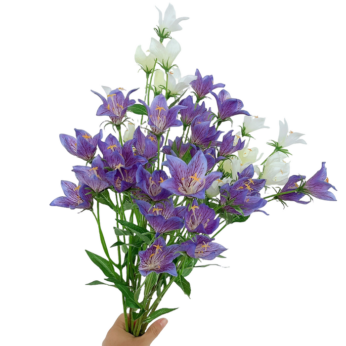 Bulk 22.8" Platycodon Stems Spray Faux Platycodon Flowers Wholesale