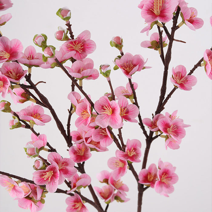 Bulk 30 inches Tall Plum Blossom Spray Branches Stems Real Touch Flowers Wholesale