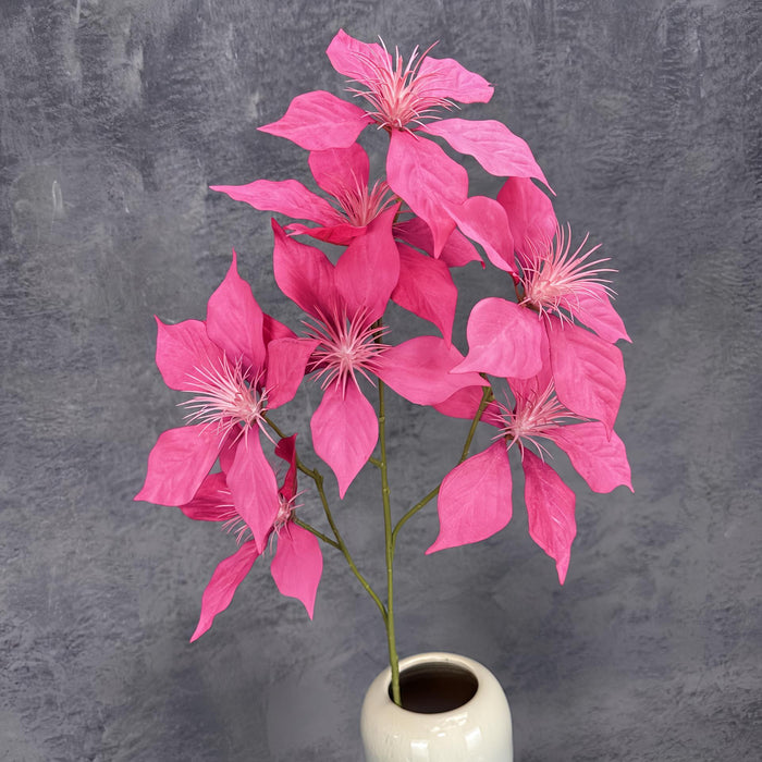 Bulk 31 inches Tall Poinsettia Christmas Flowers Spray Branches Wholesale