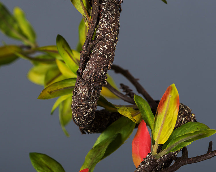 Tiges de grenade en vrac de 35 pouces, branches de pulvérisation bouclées, tiges de fruits artificiels en gros
