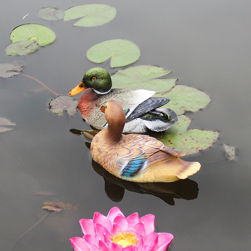 Bulk Artificial Animals Floating Lovebirds Duck for Pool Wholesale