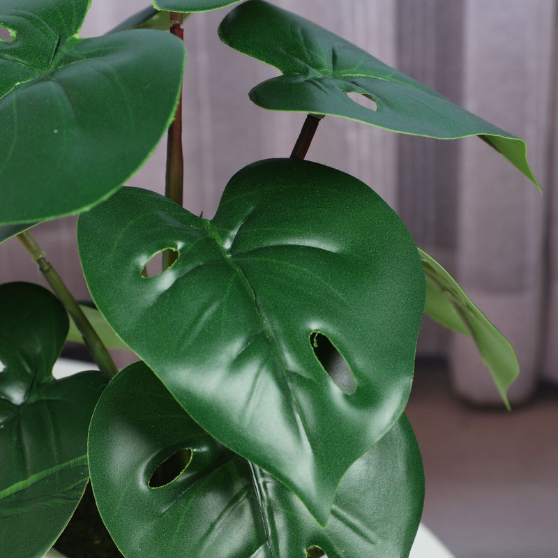 Bulk 10" Potted Plant Palm Real Touch Leaves Plants Bonsai for for Home Living Room Office Indoor Outdoor Wholesale