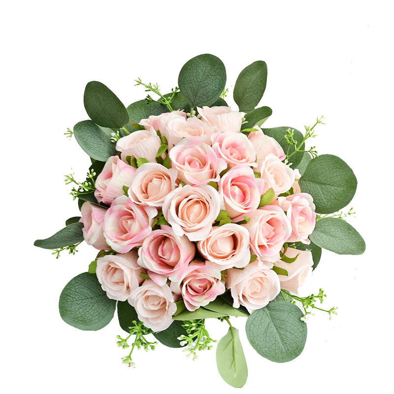 Bouquet de roses en vrac de 15 pouces pour centres de table de mariage en gros 