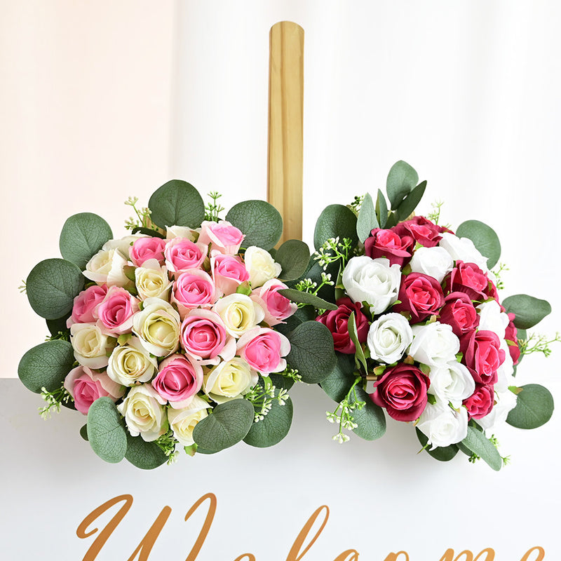 Bouquet de roses en vrac de 15 pouces pour centres de table de mariage en gros 