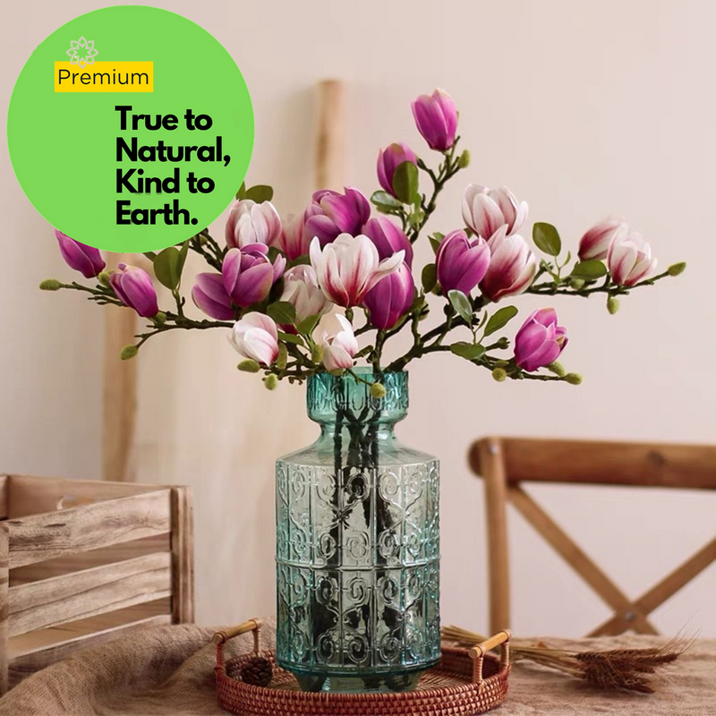 Tige de bourgeons de magnolia artificiels en vrac de 25 pouces en gros 