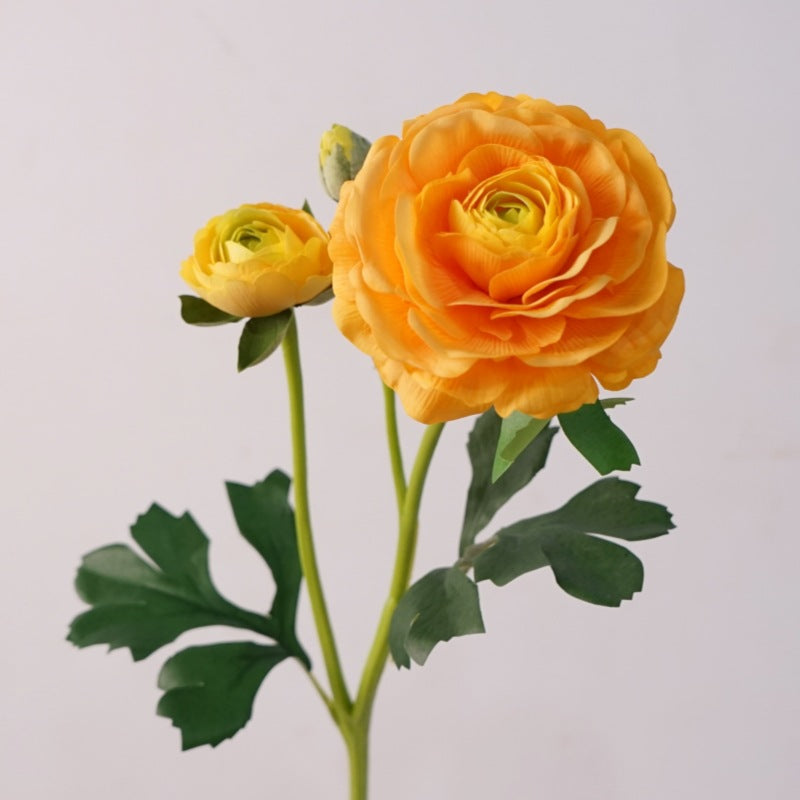 Premium 21" Real Touch Ranunculus - Lifelike Floral Arrangements for Weddings & Home Decor